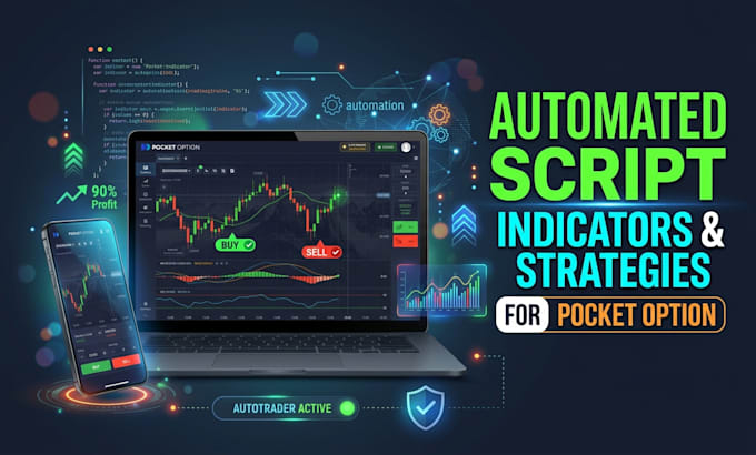 code pocket option automated script, indicator and strategy for options