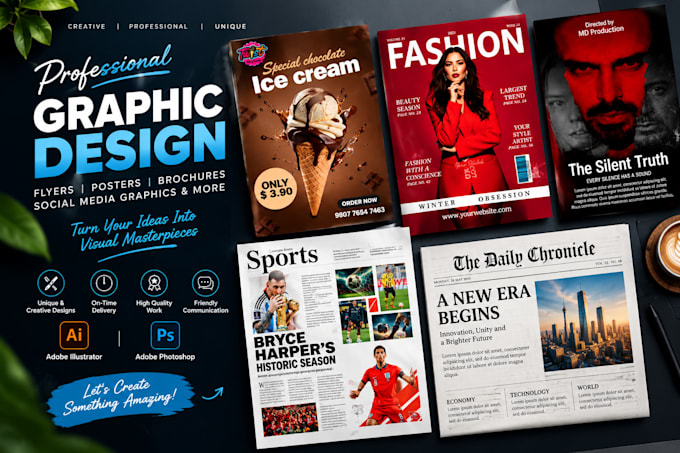 design professional flyers posters and ads