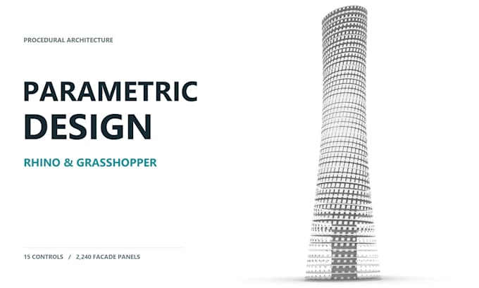 do parametric 3d modeling and rendering in rhino