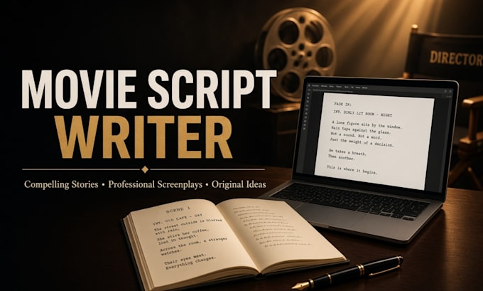 be your movie script writer