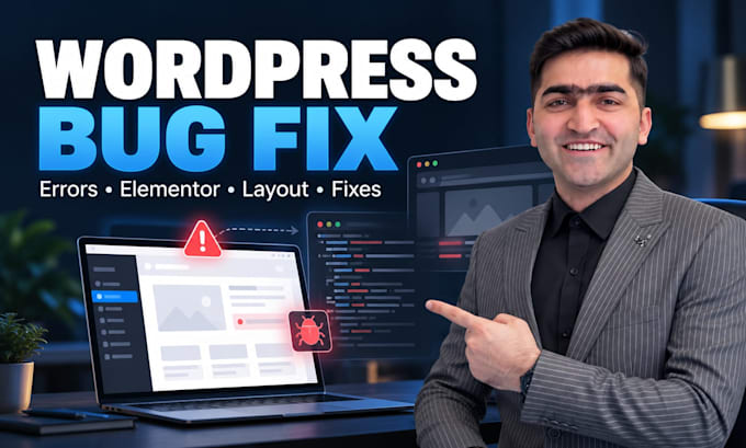 fix wordpress errors, bugs and website issues