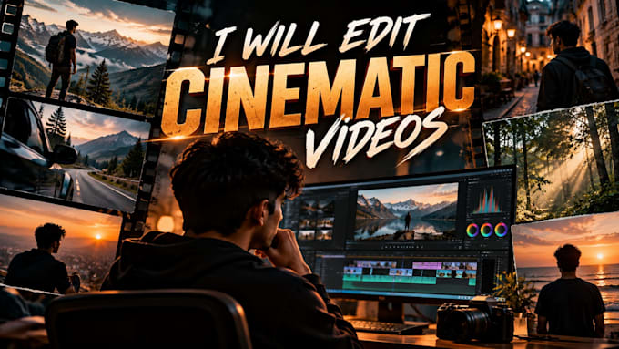 create cinematic video edits with professional color grading