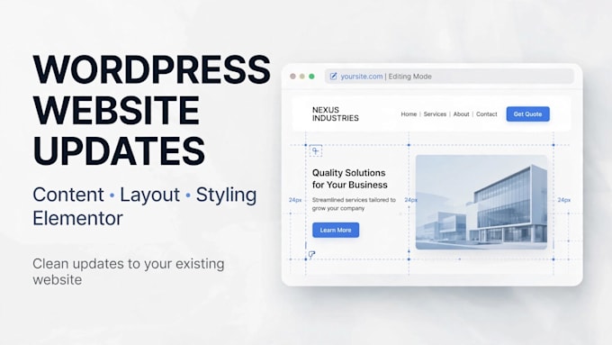 update and customize your wordpress website