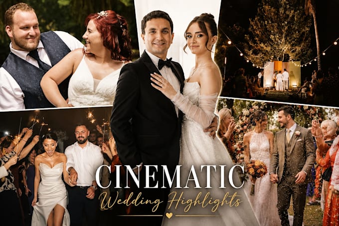 professionally edit your cinematic wedding film
