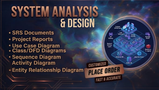 design professional uml diagrams, class, sequence, and erd