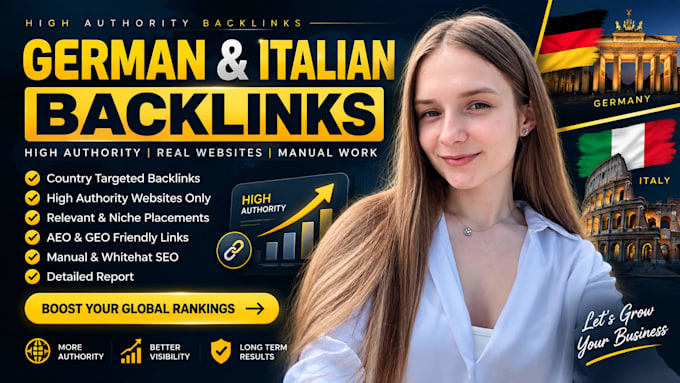 create high da international backlinks for GEO growth