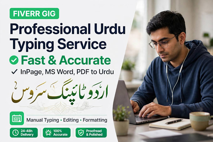 type urdu from PDF, images, scanned documents and handwritten notes
