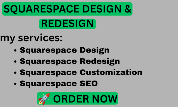 design redesign and customize your squarespace site