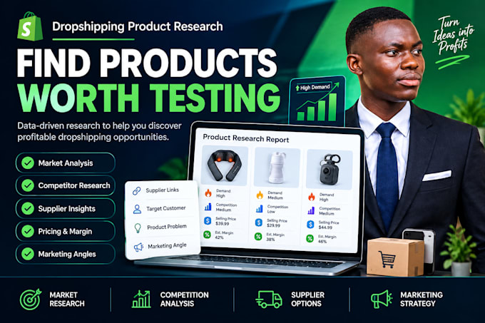 research problem solving dropshipping products with market validation