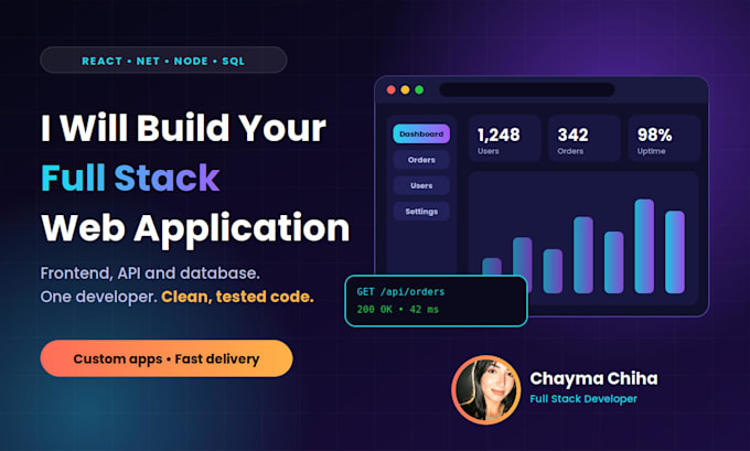 build a custom full stack web app