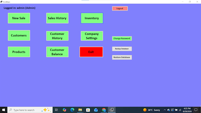 develop a vb net desktop billing system with sql server