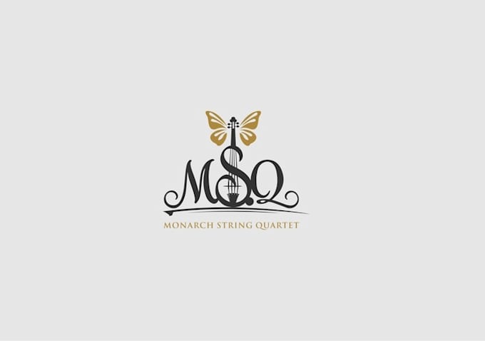 design a professional string quartet, orchestra, and music logo