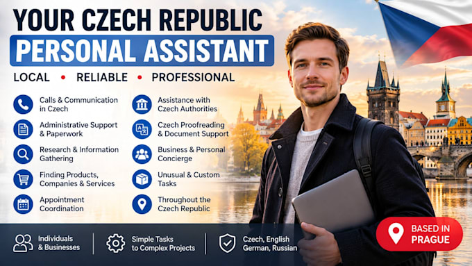 be your personal assistant and concierge in czechia
