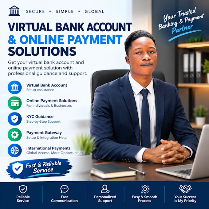 help you with virtual banking and online payment setup