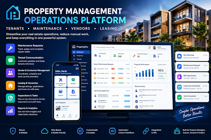 build property management software for real estate businesses