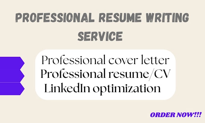 write a professional executive resume