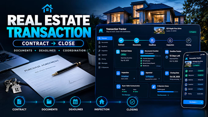 build real estate transaction management software, tenant management