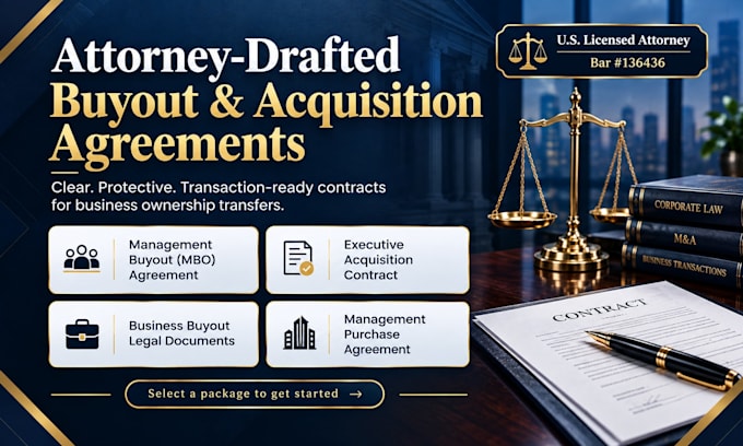 draft an airtight executive acquisition contract for your business