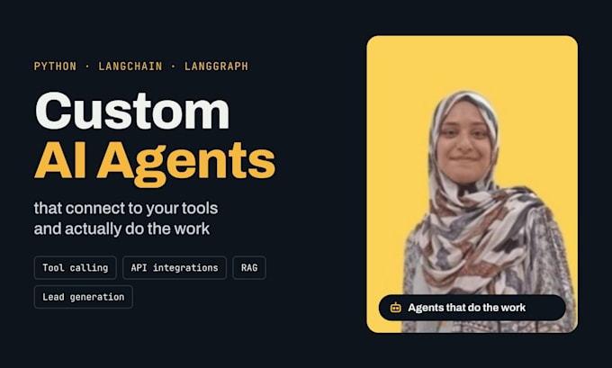 build custom ai agents with python and langchain