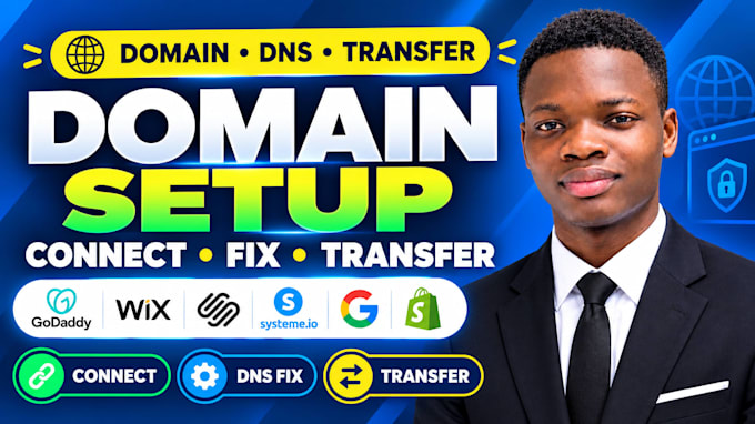 connect domain, fix domain, transfer domain redirect domain
