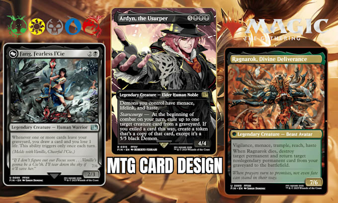 create custom mtg card, tcg card, edh and mtg playmat
