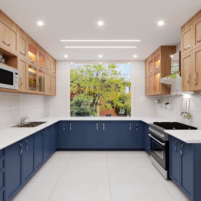 design modern 3d interior for your villa or apartment