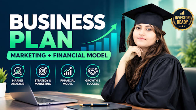 create a business plan with marketing strategy and financial model