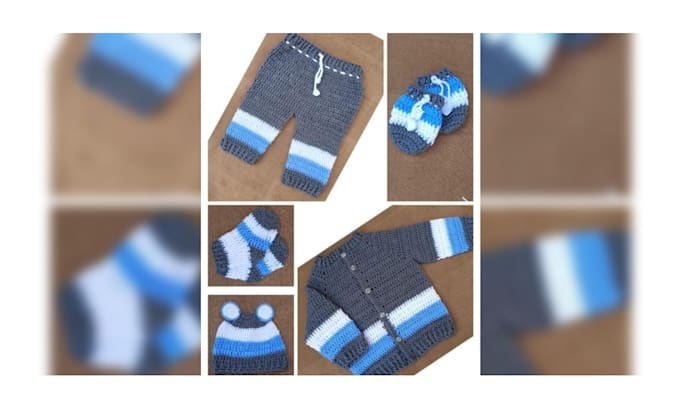 create  handmade crochet items and custom crochet designs