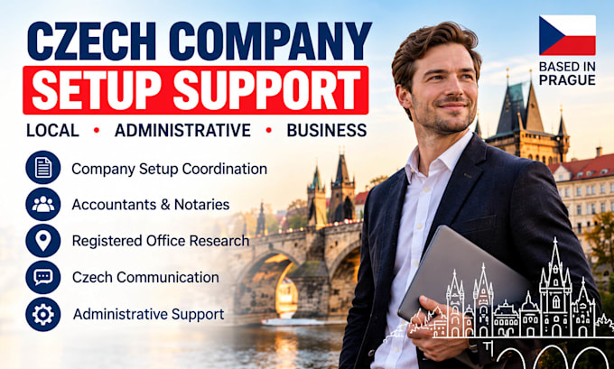 assist with czech company setup and business administration