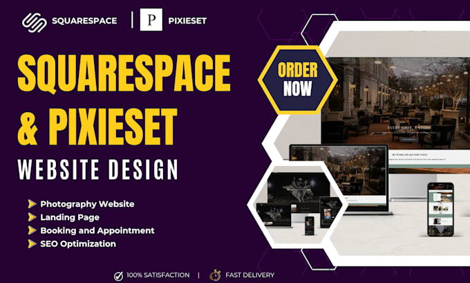 design, redesign, customize, squarespace and pixieset photography website