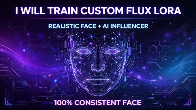 train flux lora model for realistic ai influencer, face