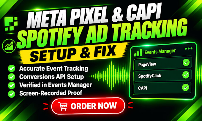 set up meta pixel and capi tracking for your spotify music ads
