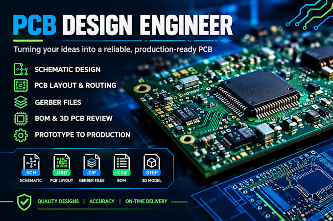 review your electronics schematics and pcb layout for errors and improvements