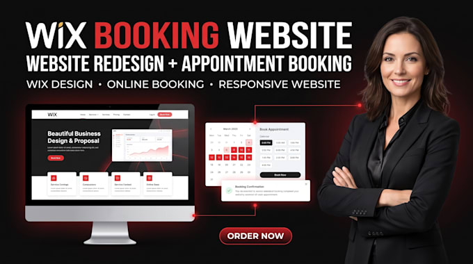 wix booking website setup wix website redesign and appointment booking