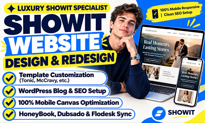 design showit website showit redesign customize showit template and showit seo