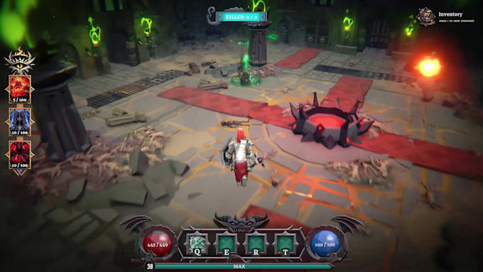 develop godot game, unity game, mechanics, prototype, multiplayer system