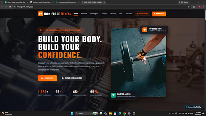 build ai generated website