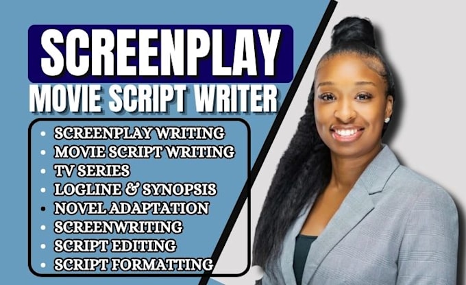 write your movie script, TV pilot, or feature screenplay, youtube script
