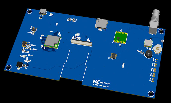 design circuit schematic, pcb layout, easyeda, altium or eagle kicad