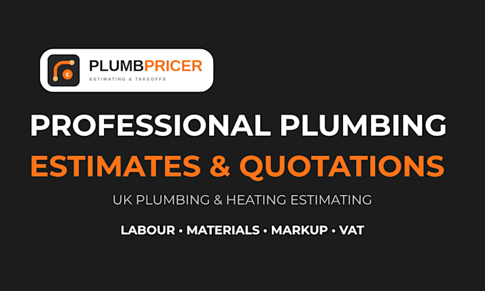 create professional UK plumbing and heating estimates