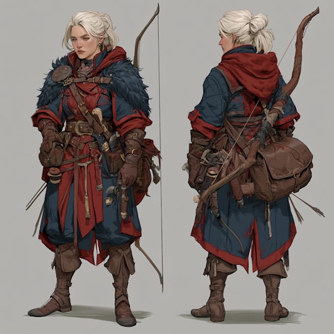unique dnd character art and dnd character art
