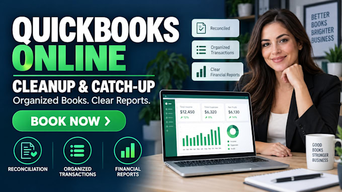 clean up and catch up your quickbooks online bookkeeping