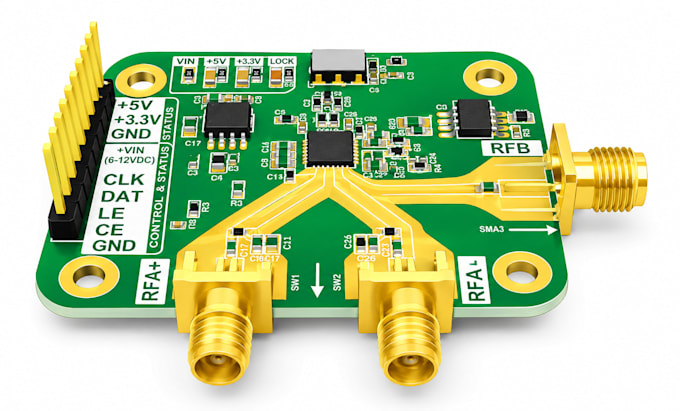 design rf pcb layout with controlled impedance and antenna integration