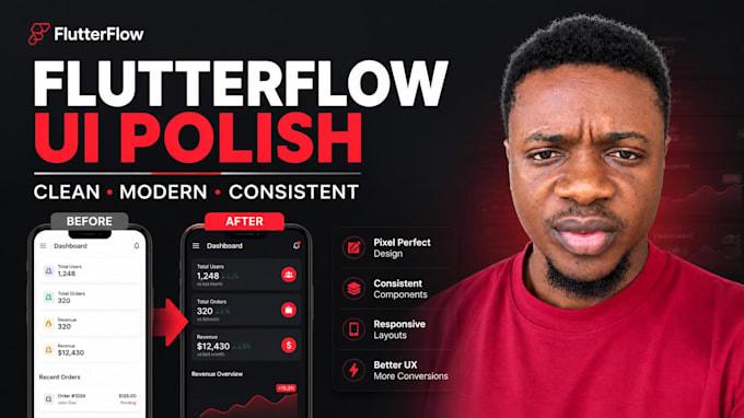 polish and improve your flutterflow UI design