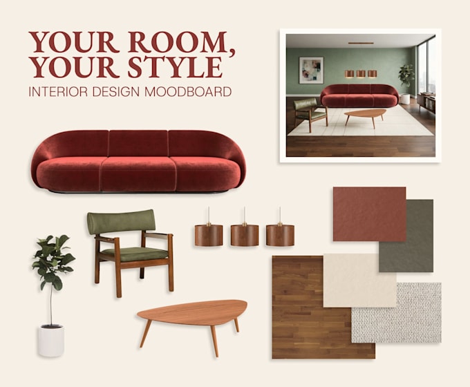 create a custom interior design moodboard for your space