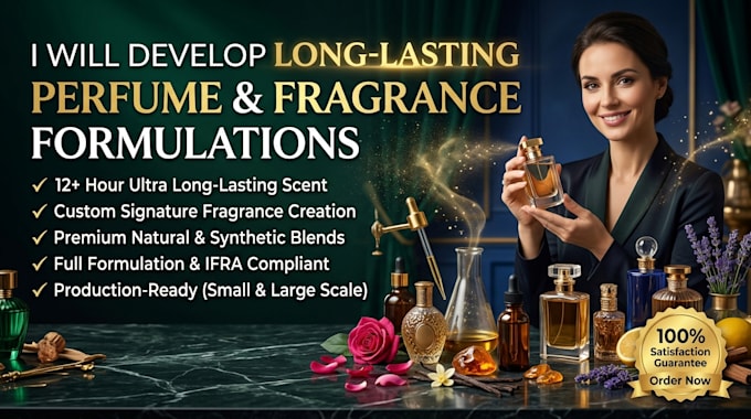 develop long lasting perfume and fragrance formulations
