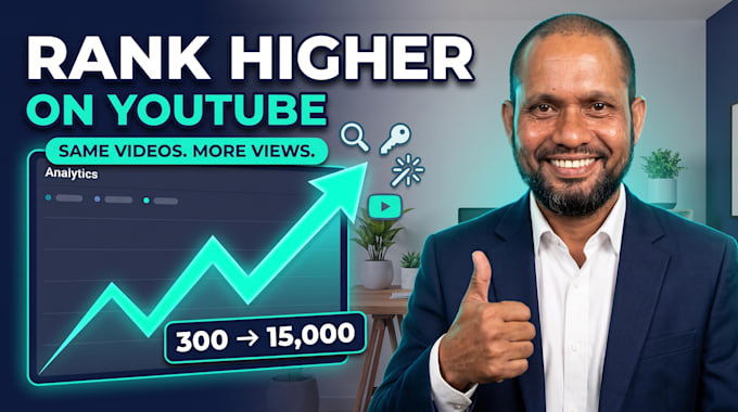 be your youtube video seo expert and channel manager