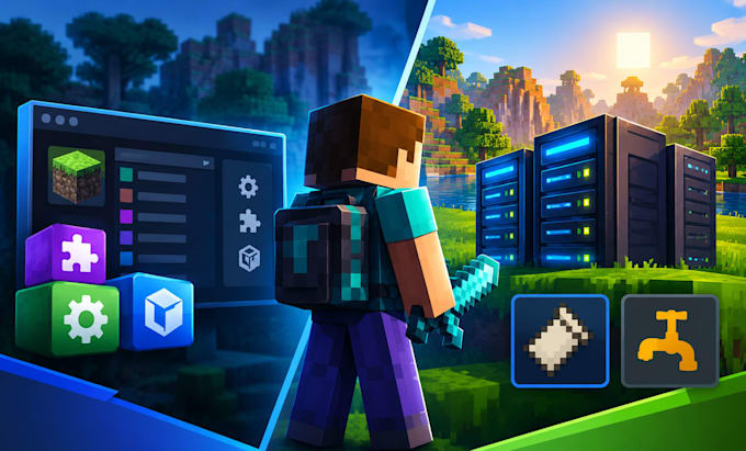 fix minecraft modpack crashes and setup fabric spigot servers