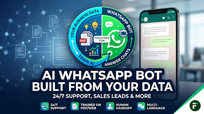 do a first level support ai chatbot using whatsapp
