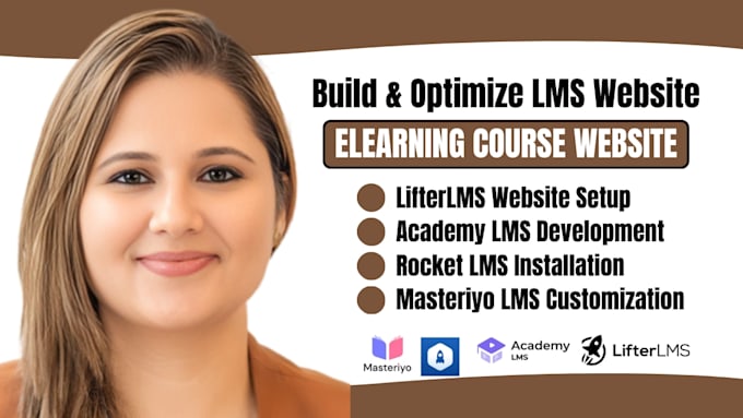build lms website using lifter lms, academy lms, masteriyo lms and rocket lms